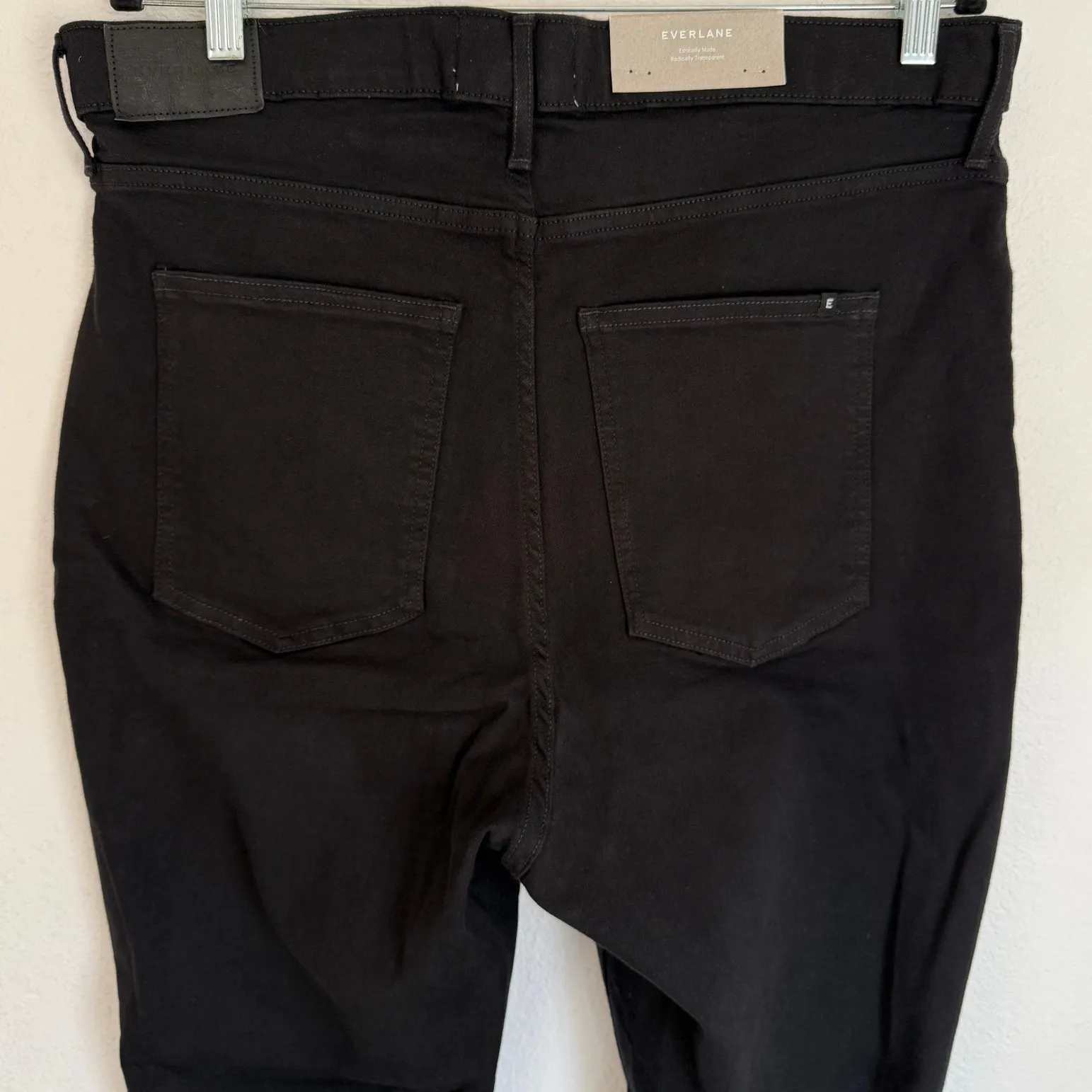 NWT Everlane Women's Sz 34C The Way High Skinny Jean in Black High Rise - Image 6