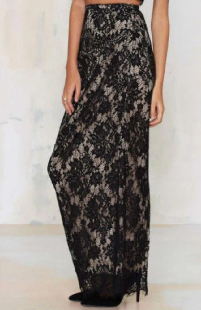 The Jetset Diaries Lace Of Base Skirt TJD - Image 3