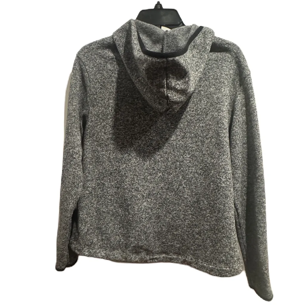 PINK Victoria's Secret Gray Textured Hoodie - Image 2