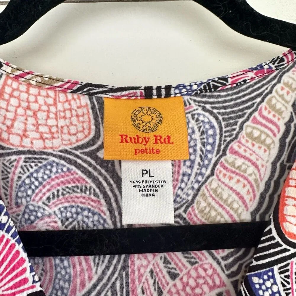 Ruby Rd Women’s Petite Large Tank Sleeveless Patterned Dress Size undefined - Image 4