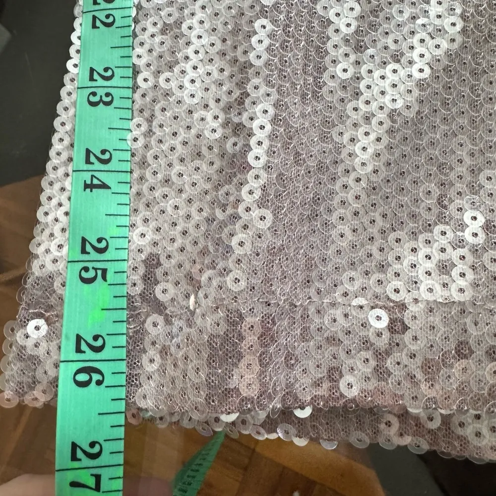 Showpo TRICIA PANTS - MID WAIST CARGO POCKET SEQUIN PANTS IN GREY New Size 2 - Image 10