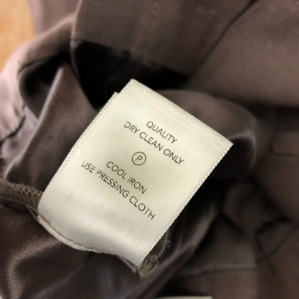 Lover the Label Womens Arabesque Bow Shorts Paperbag High Tie Waist Brown 6 - Image 6