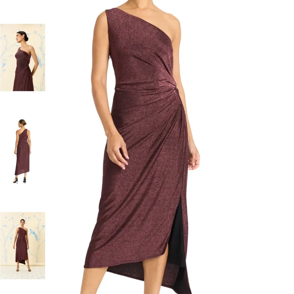 Maggy London Alessia Dusty Pink Midi Dress Size 2 - Image 3