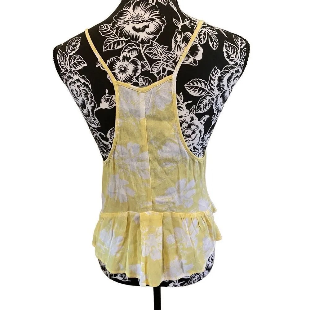 Lumière Lightweight Floral Tank Top Summer Lounge Beach Flowers - Image 2