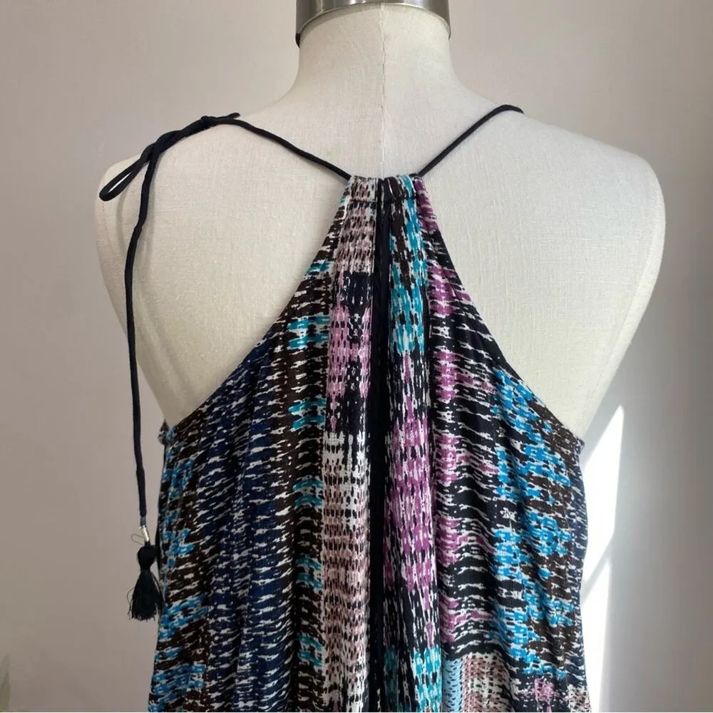 Anthropologie Bohemian Akemi + Kin Riviera Tasseled Midi Dress Sz Large - Image 8