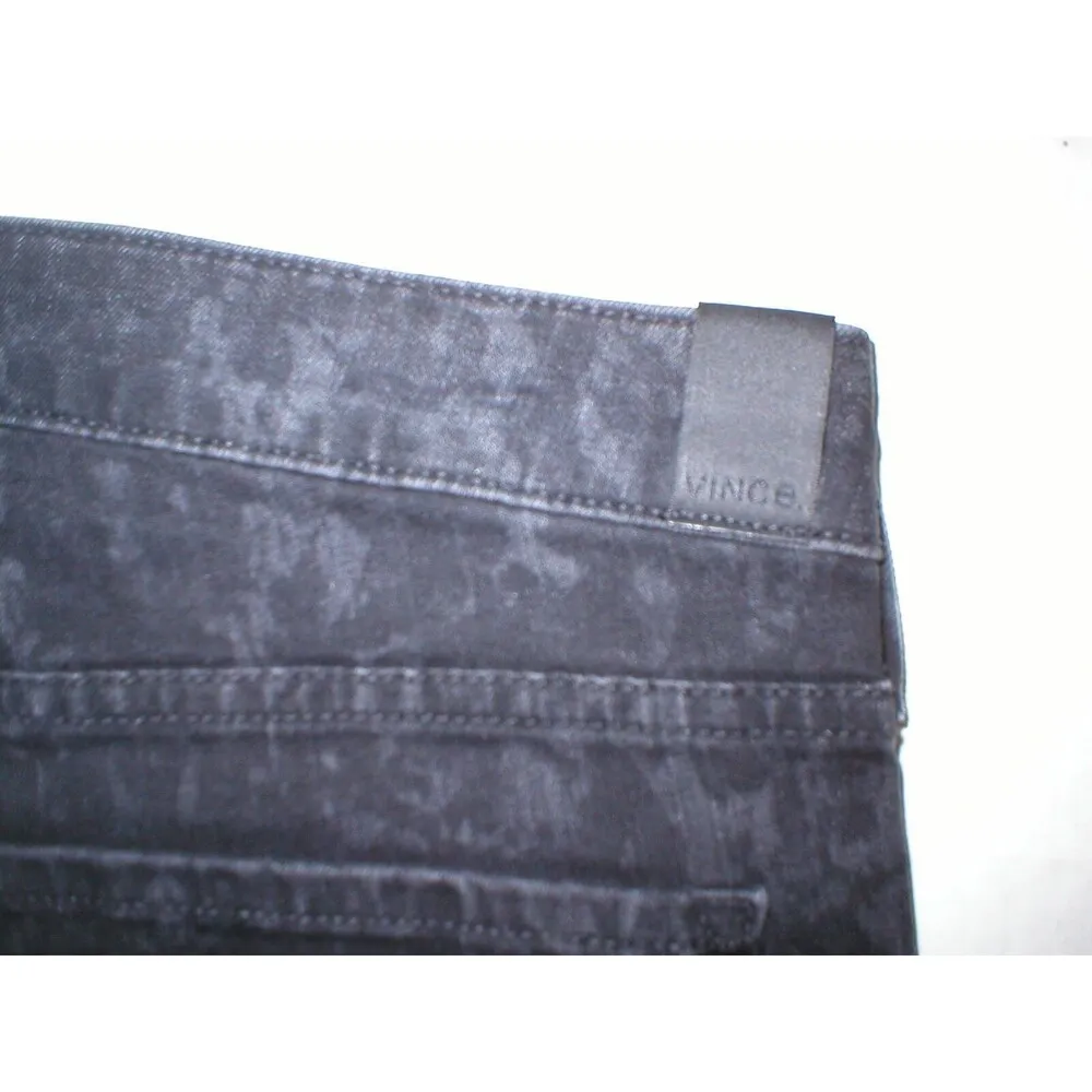 New Womens NWT Vince Dylan Skinny Ankle Jeans Black Floral 32 Gray Designer USA - Image 6
