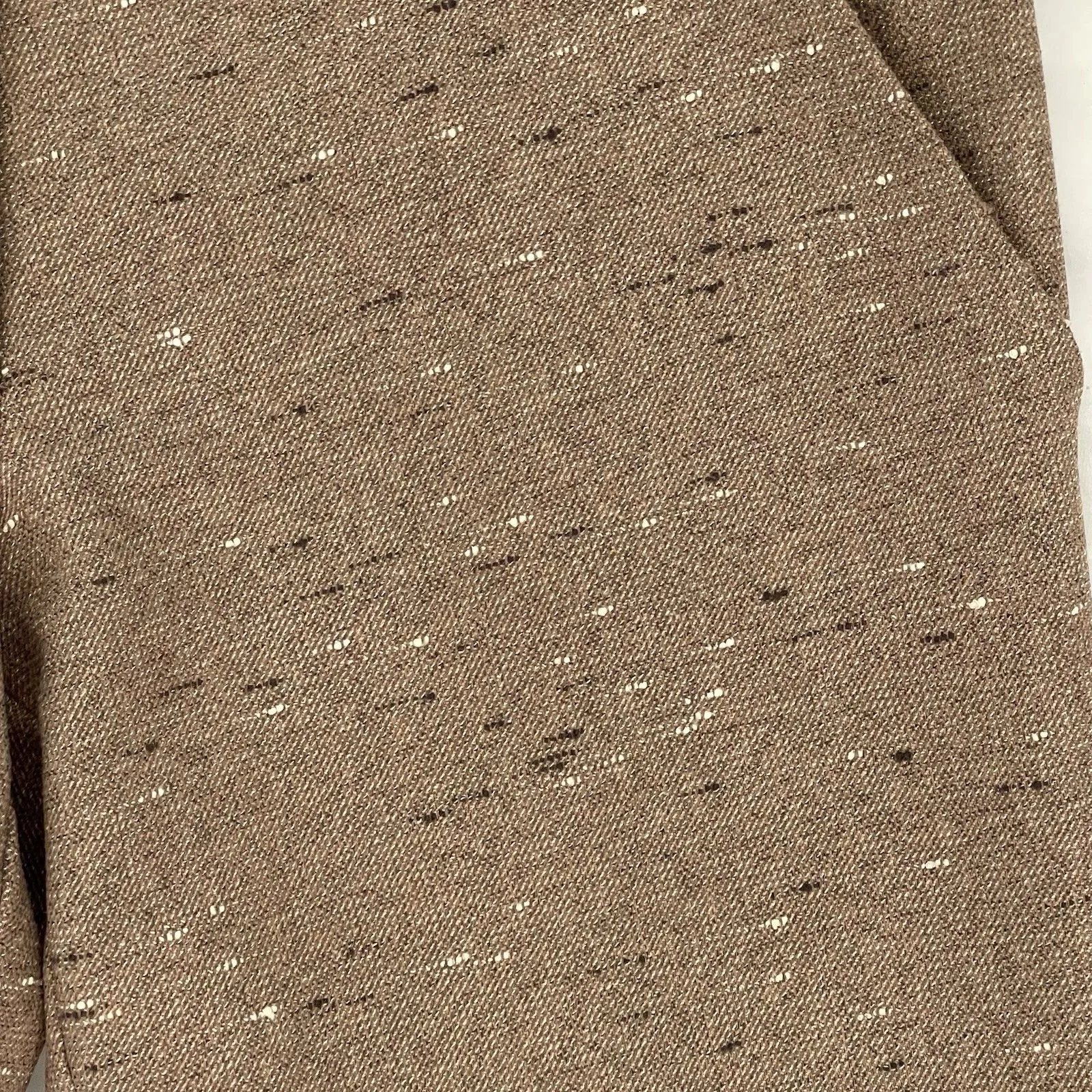 Stoosh Womans Speckled Pants Sz S-M Brown Fall Autumn Trousers Office Work Y2K - Image 4