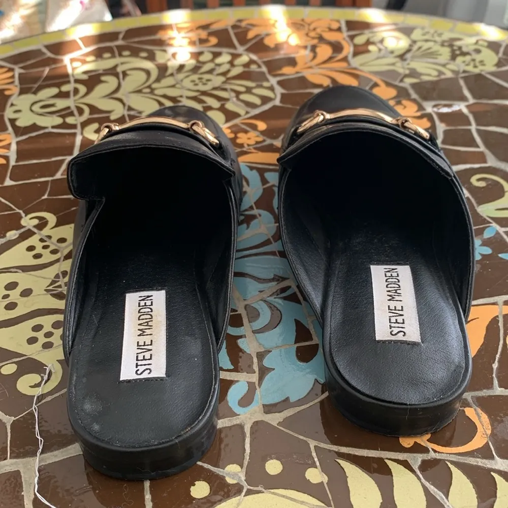 STEVE MADDEN FLAT MULES Sz: 6M - Image 5