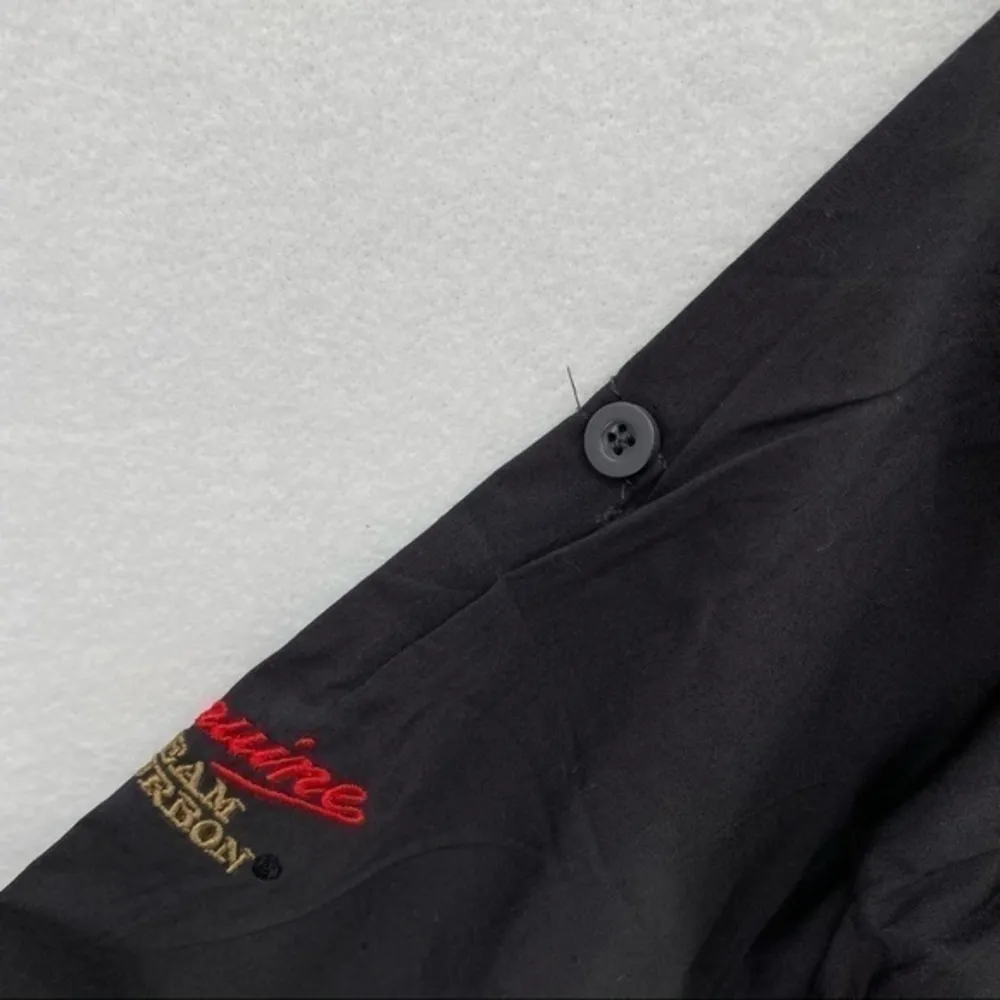 Jim Beam Womens Size S Roll Tab Sleeve‎ Collared Button Front Shirt Gray - Image 6