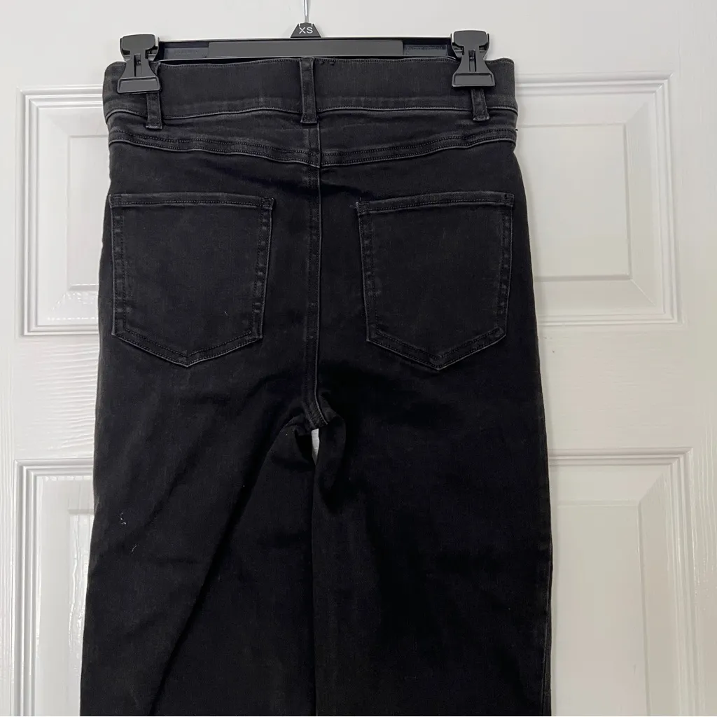 SPANX black denim flare cropped jeans XS - Image 5