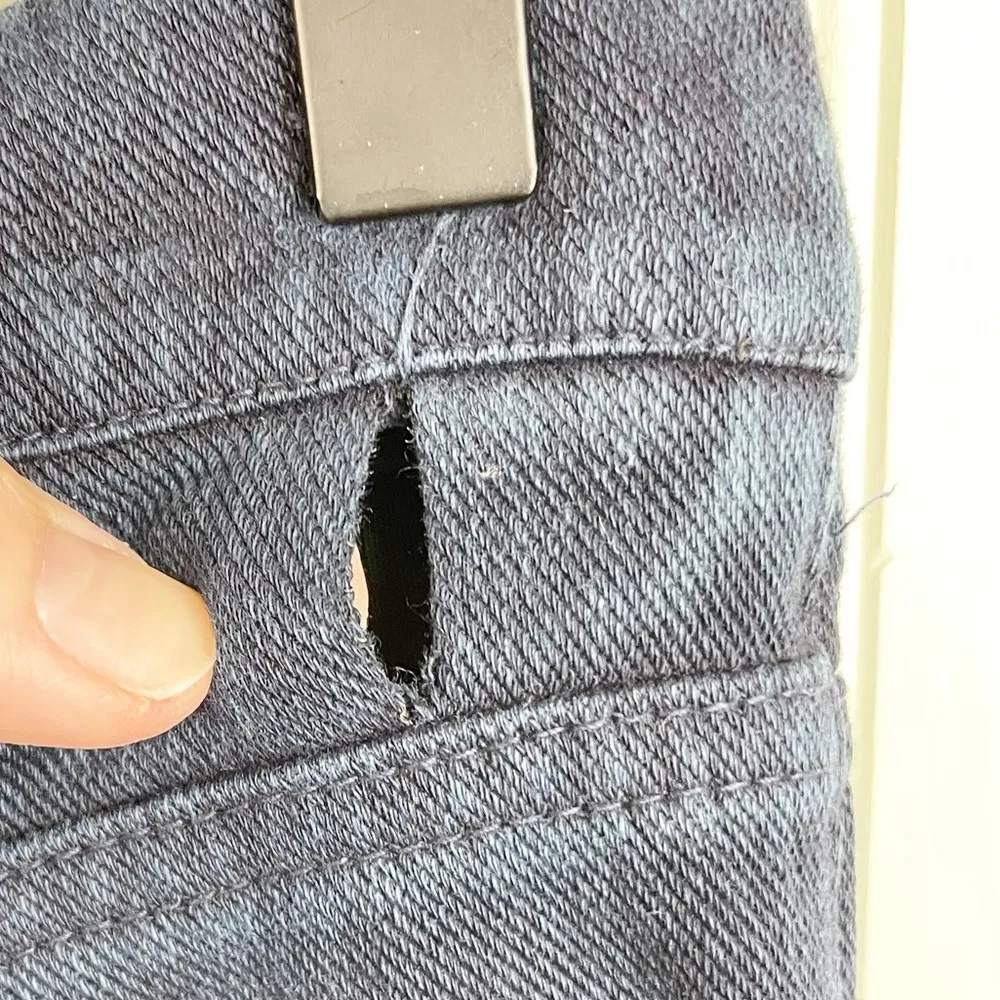 Spanx Twilight Dark Wash Denim Jean-ish Leggings FL0115 Women's Size Small - Image 10