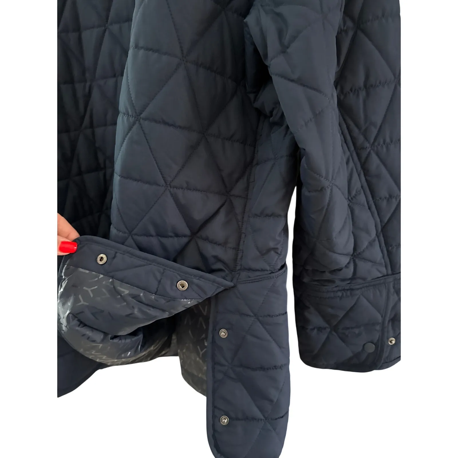 Marc New York Plus Packable Quilted Puffer Field Jacket Navy Blue Size 2X - Image 10