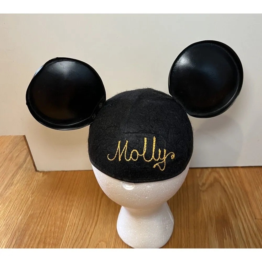 Vintage Walt Disney 1980s Felt Cap Mickey Mouse Ears - Image 3