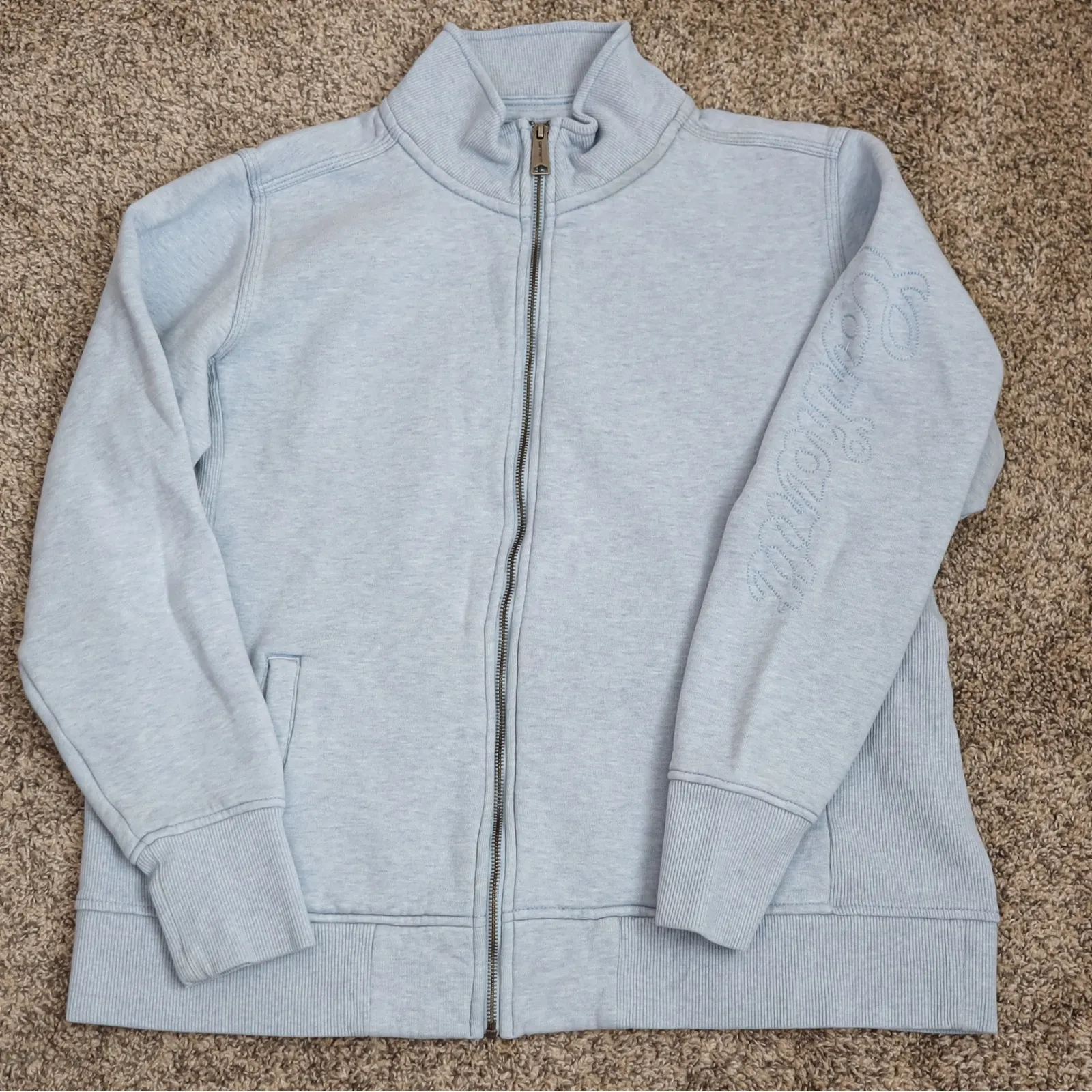 Carhartt Clarksburg Full Zip Sweatshirt Women's‎ XXL Blue Heavyweight Outdoor - Image 11