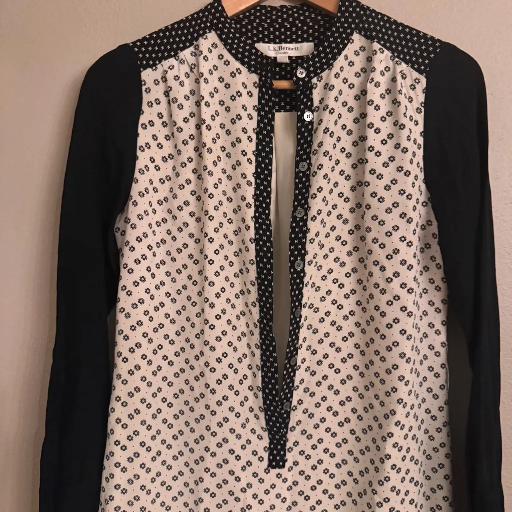 LK Bennett  Puno‎ Mixed Print Mini Dress - Image 2