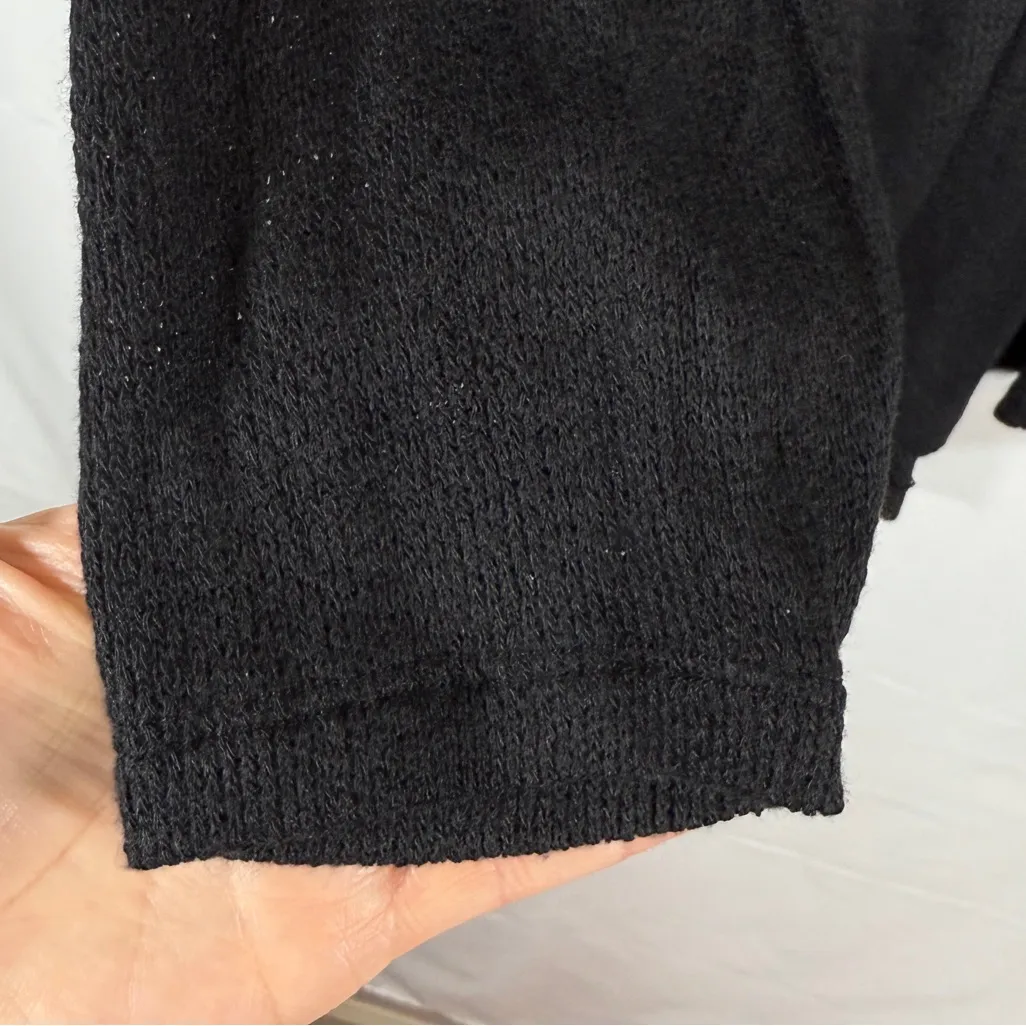 NWT Torrid Hacci Drape Front Anorak Cardigan - Deep Black 2x - Image 8