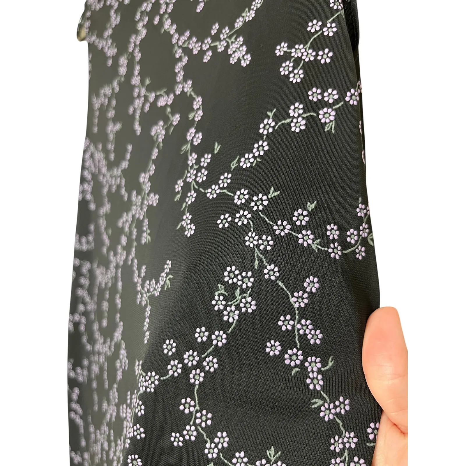 Jalate Black Floral Sleeveless Dress Womens Medium Summer Casual - Image 4