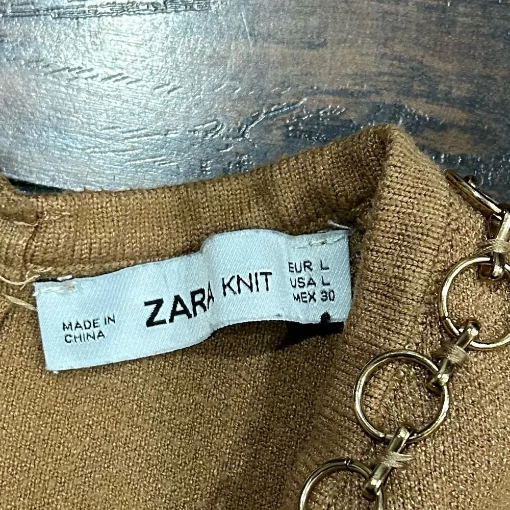 Zara‎ knit top blouse large - Image 2