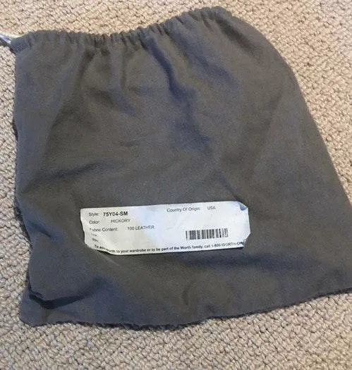 NWOT Worth Brown Leather Belt - Image 6