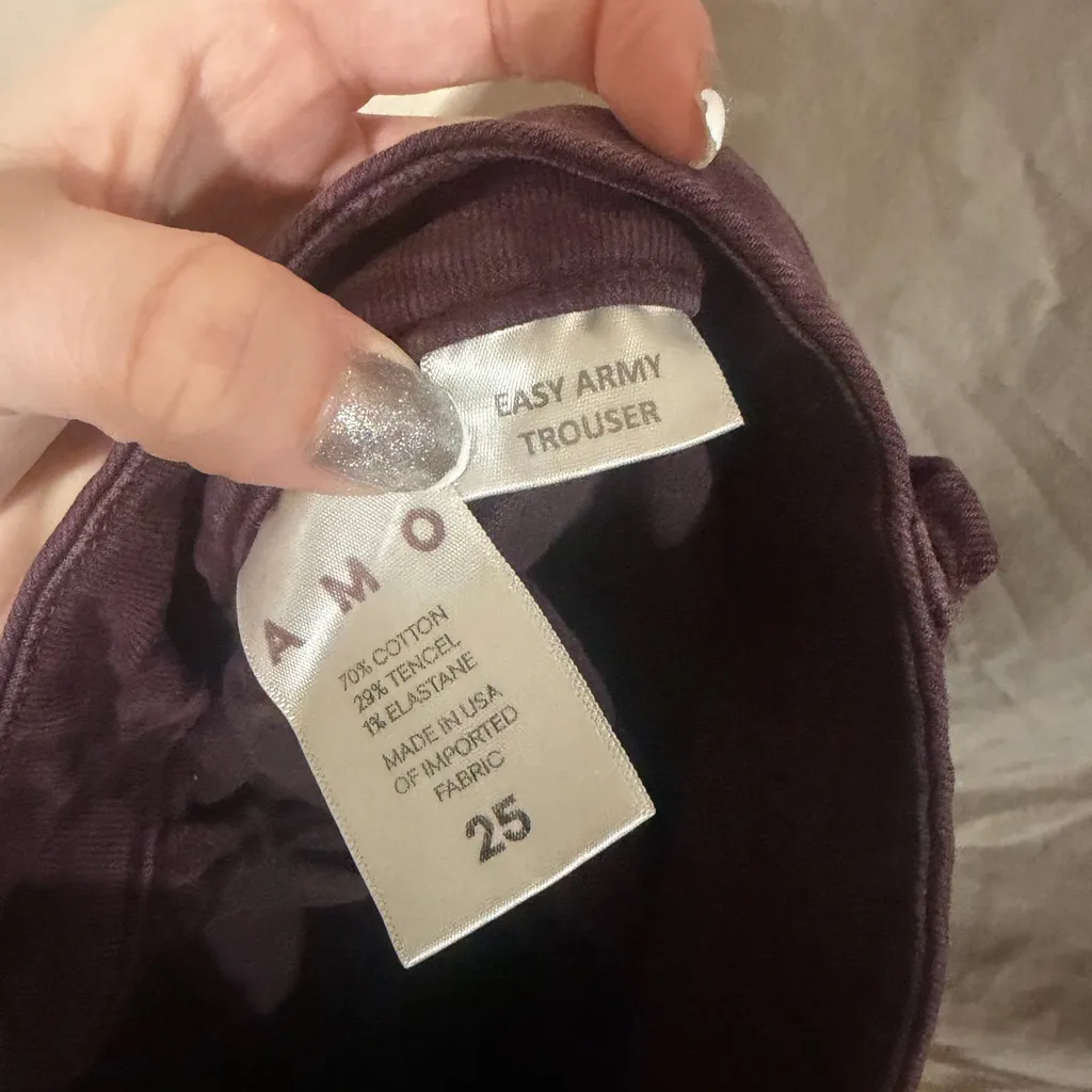 AMO easy army trousers Size 25 - Image 4