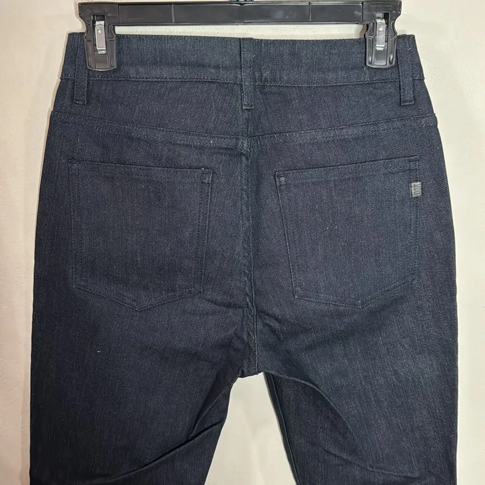 New Oak New York High rise dark wash straight slim jeans Size 28 Blue - Image 4