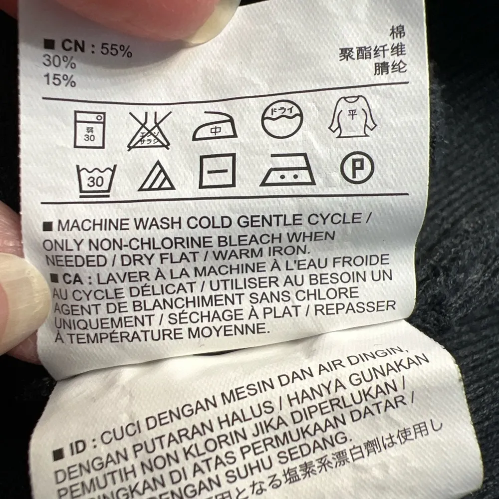 Old Navy‎ Charcoal Scoop Neck Tunic Sweater - Image 8