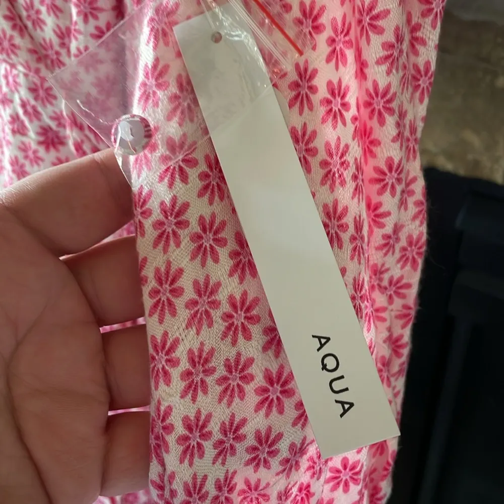 Aqua Floral Mini Dress NWT - Image 5