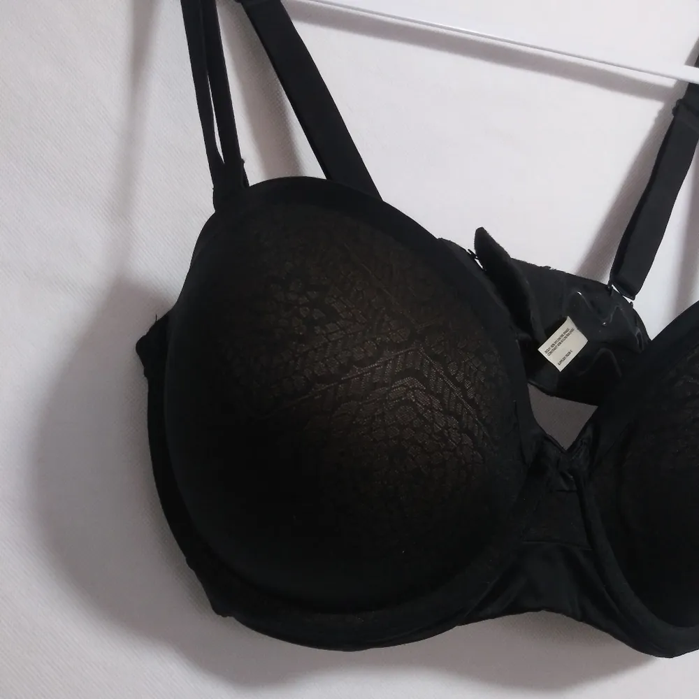 Ambrielle Strapless Multiway Full Figure Push Up Bra Size 36DDD Black - Image 3