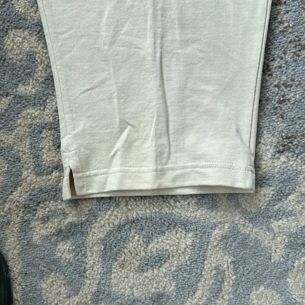 Equipment Basic  Drawstring Capri Pants Khaki Large - Image 2