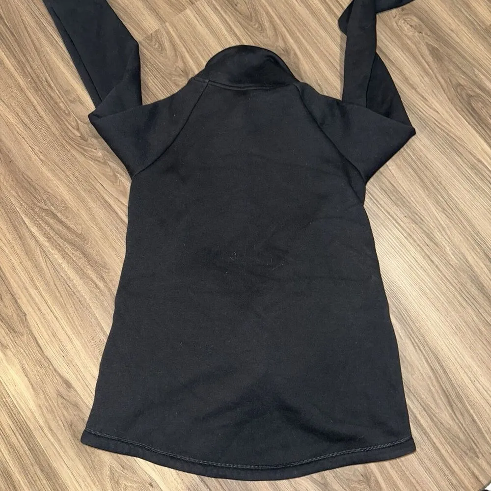 Athleta Women's Cozy Karma Asym Pullover Size XS Color Black Extra Small‎ - Image 7