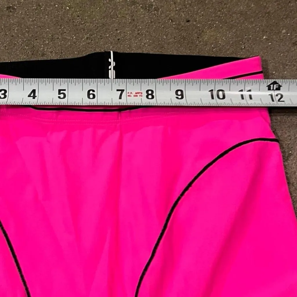 Adam Selman Sport ASS Pink Black Print Athletic Booty High Waist Soft Shorts Size XS - Image 7