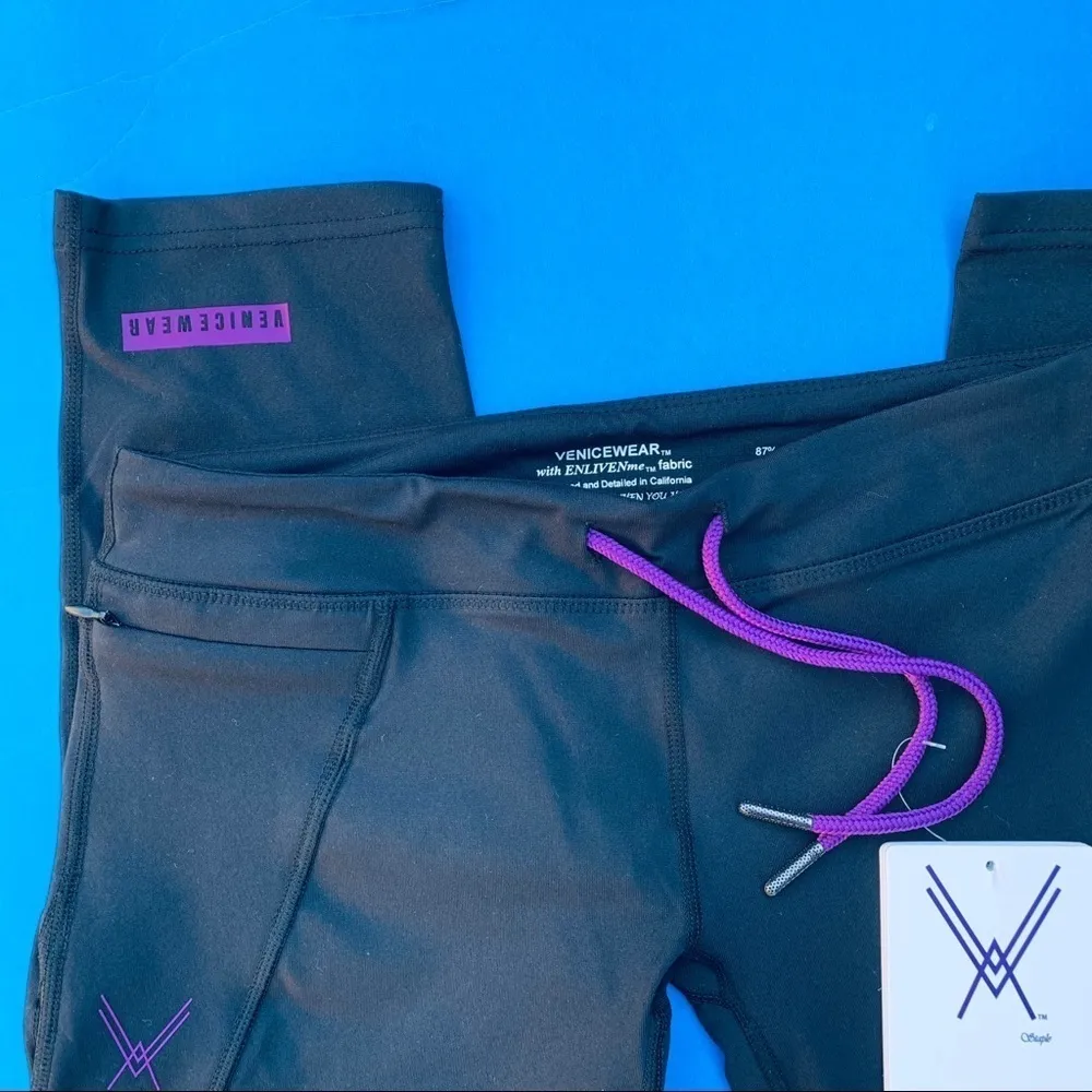 Workout Fitness and Every Day Active Leggings‎ Black - Image 5