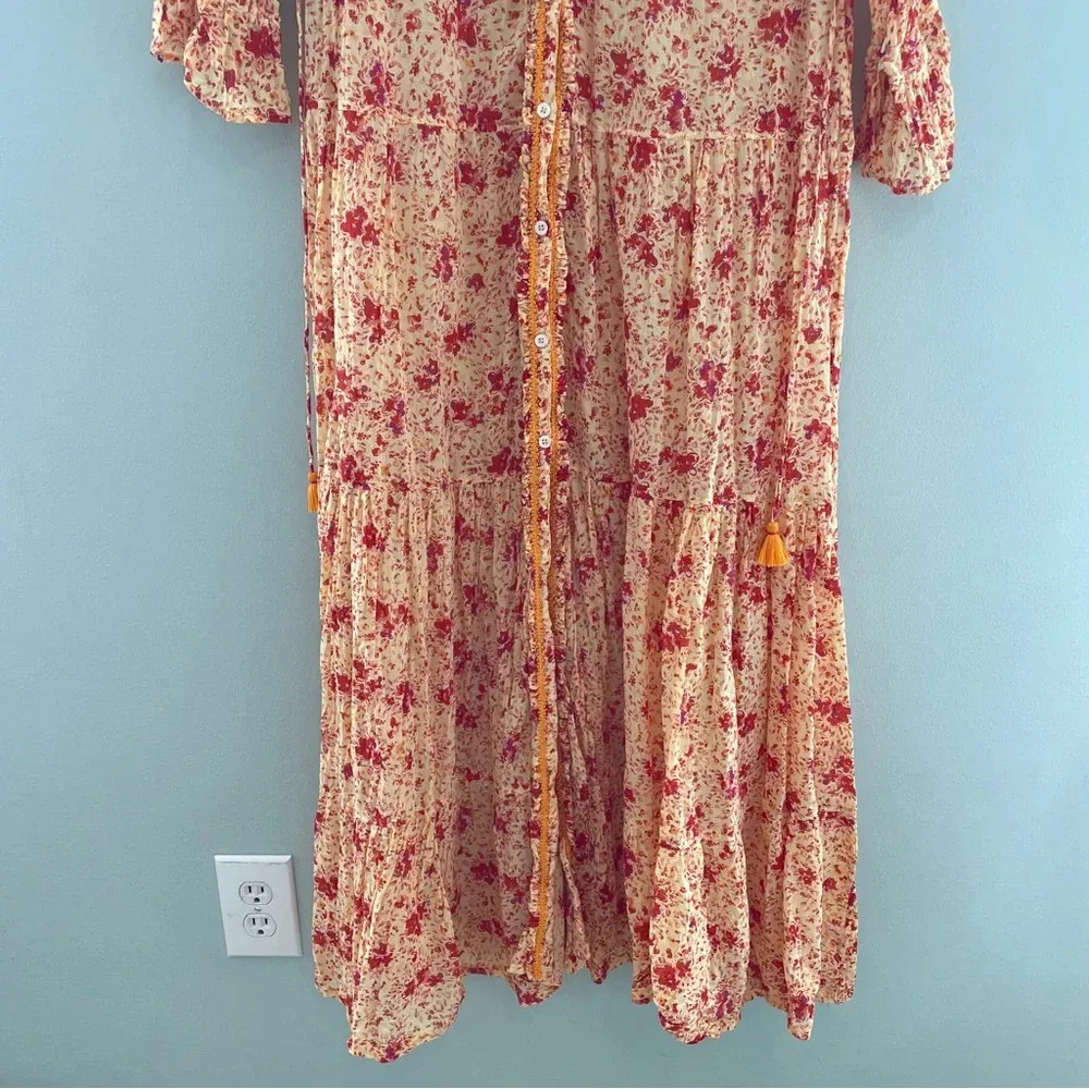 Poupette St Barth Rita Floral Maxi Dress - Image 5