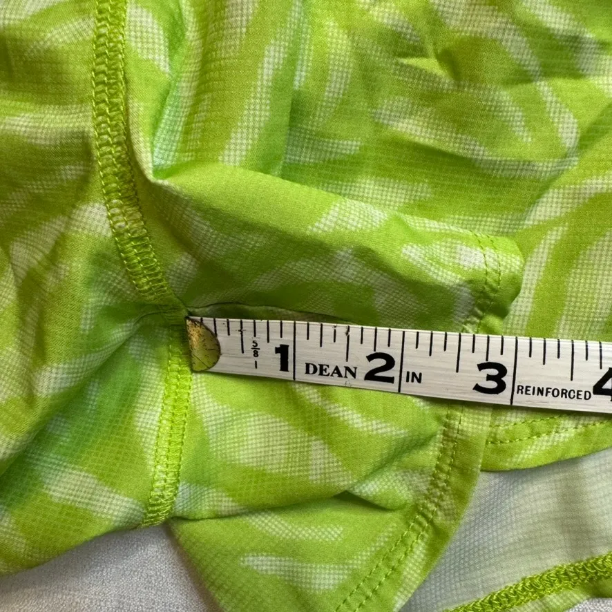 Juicy Couture Y2K Sport Neon Green Zebra Print Mesh Shorts Women’s Medium Lined - Image 11