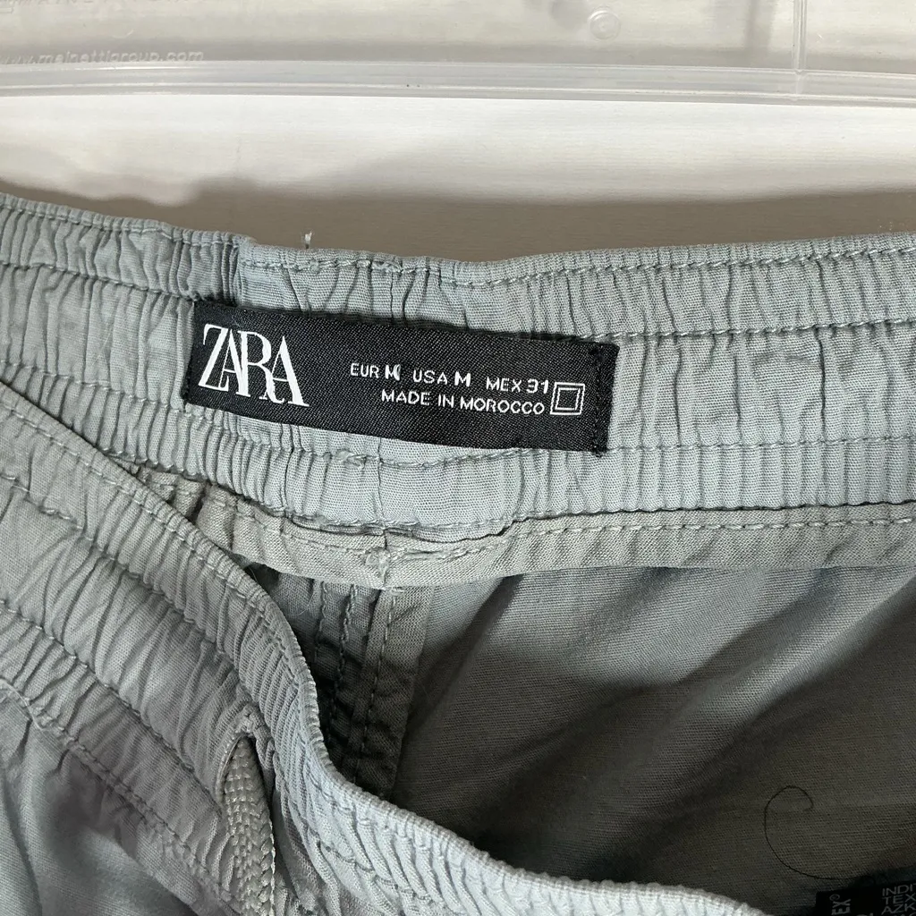 Zara Light Gray Jogger Pants - Image 3