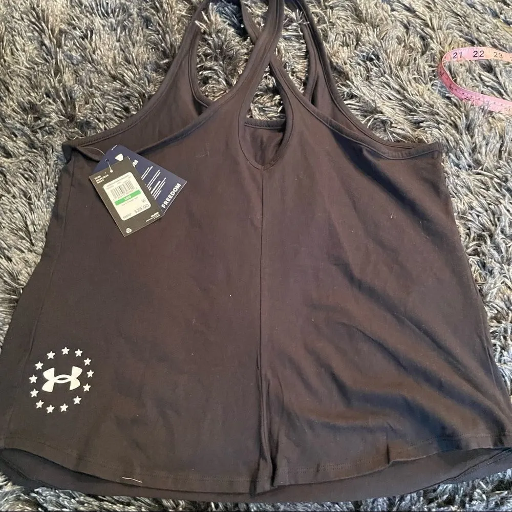 NWT Under Armour Women's Freedom BFL Tank- SZ Large - Image 6
