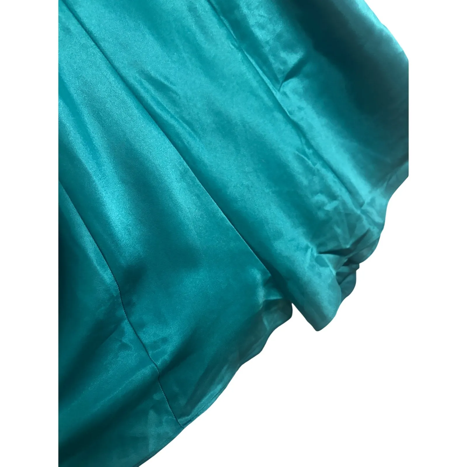 Vintage Vanity Fair Green XL Romper Jewel Tone Sexy Lingerie Retro Romantic - Image 5