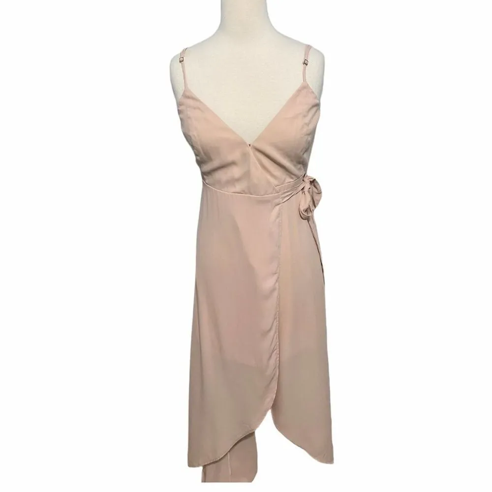 Show Me Your Mumu Mariah Wrap Dress Blush Medium‎ - Image 14