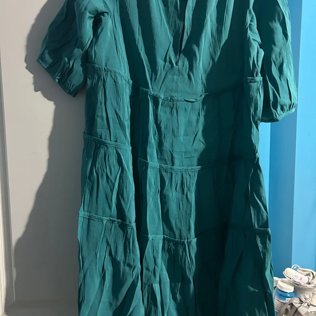 Teal Women's Dress NWT Blue Size L - Image 4