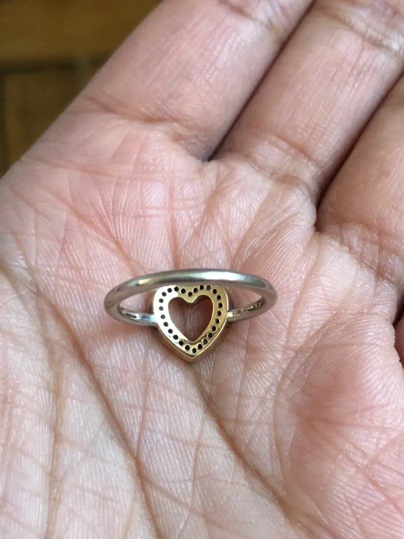 14k Gold & Silver Ring - Image 3