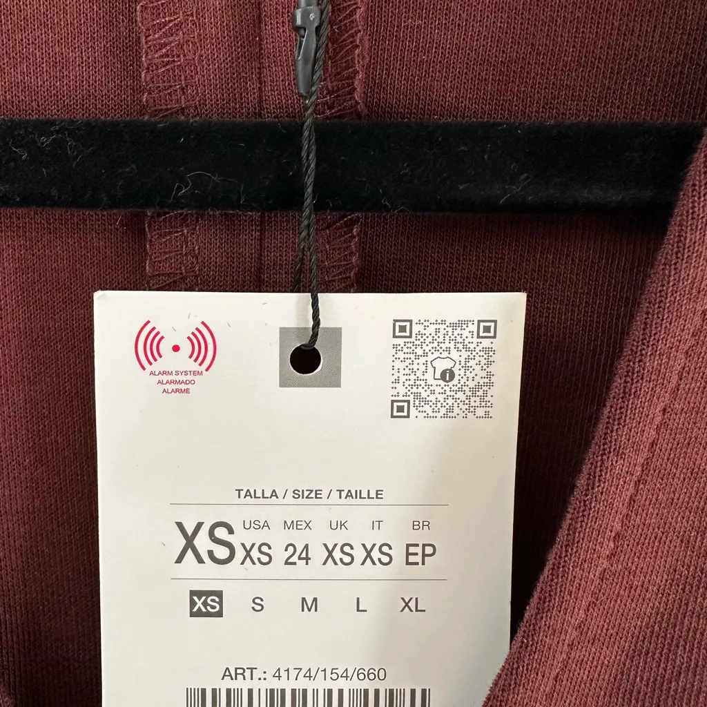 Zara Brown Long Sleeve Dress, NWT - Image 6