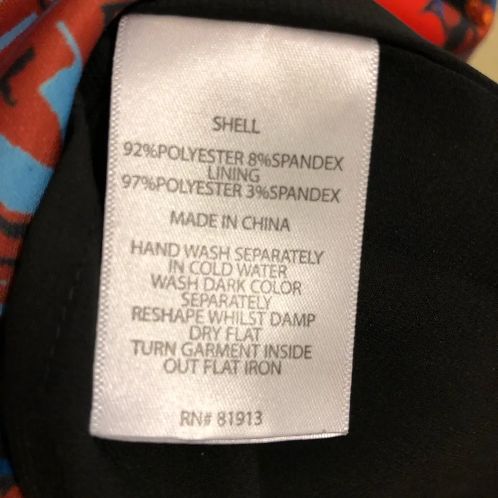 Plenty by Tracy Reese Juana Trellis Border Red Hibiscus Floral dress 6 - Image 11