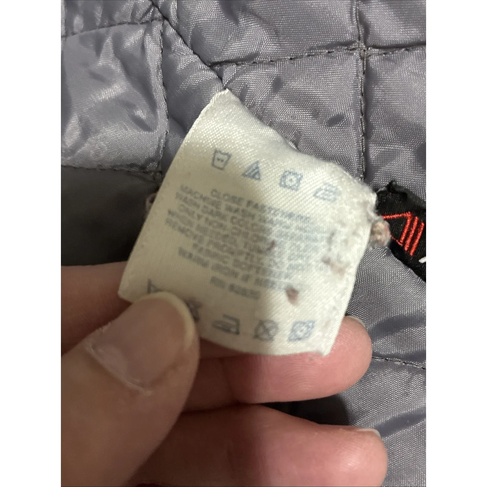 Lands End Jacket Parka Blue Polartec Aircore 200 Parka Hooded‎ Womens Small - Image 9