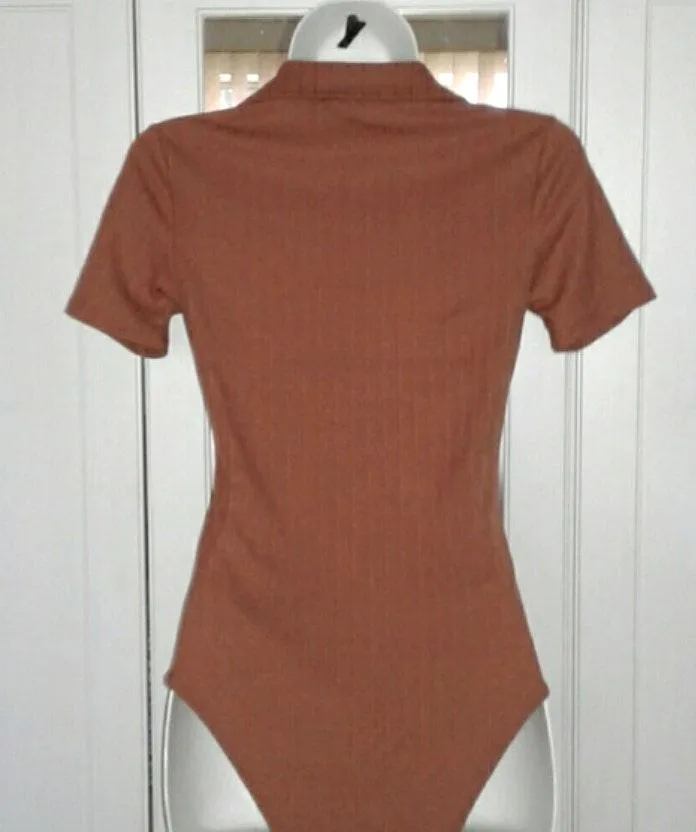 NWT Plunging Ribbed Knit Bodysuit  - Image 6