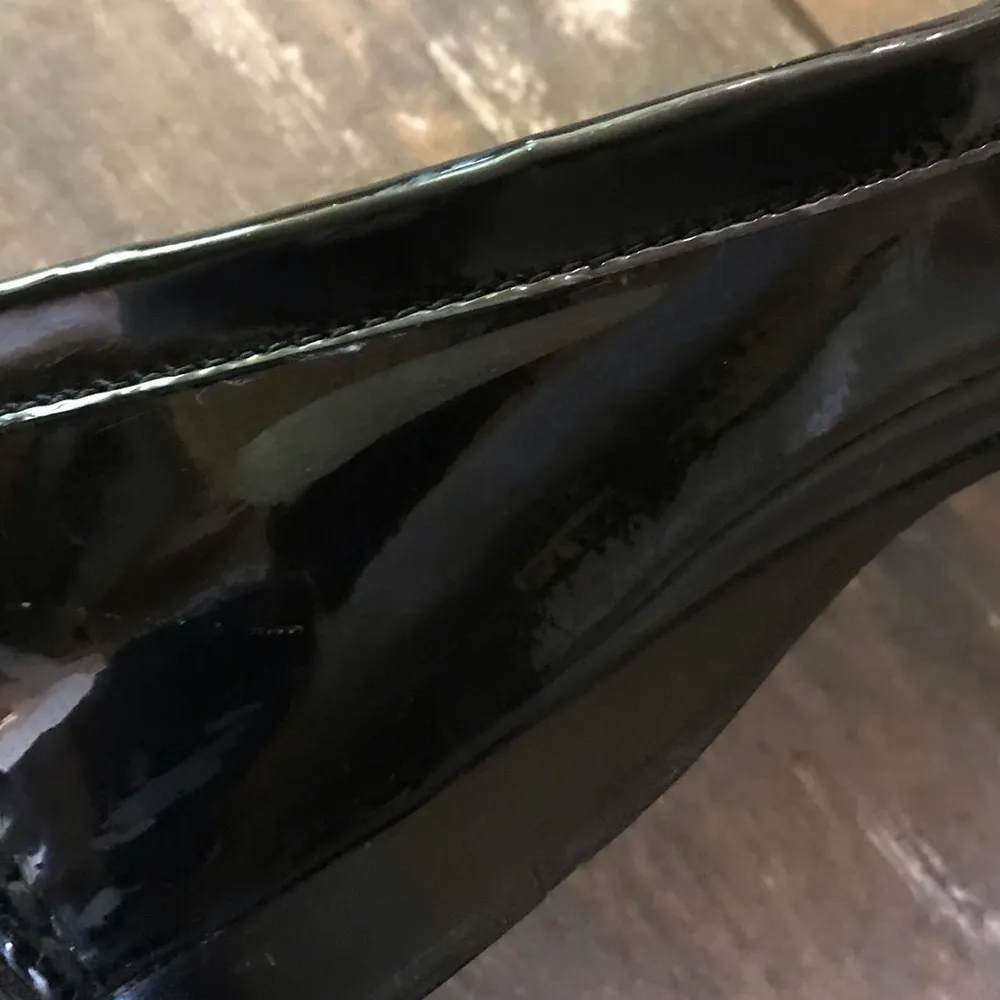 FRANCO Sarto plaid patent leather Shiloh flats size 7.5 - Image 9