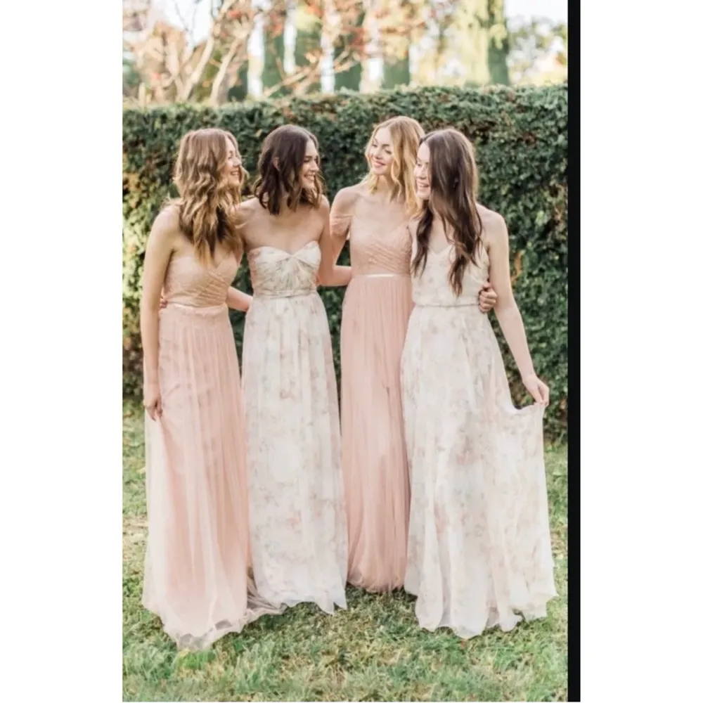 Jenny Yoo Ivy Lace & Tulle Strapless Gown - Image 4