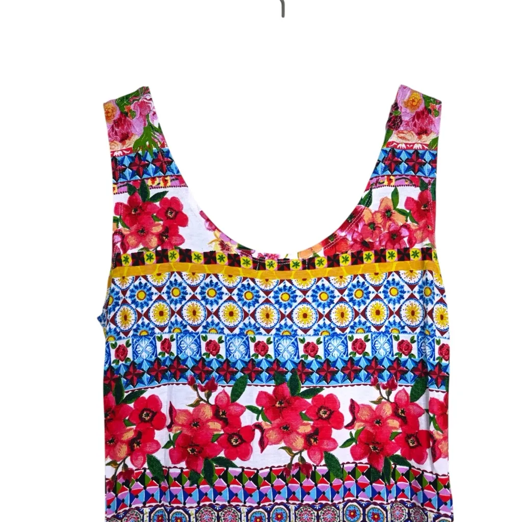 Desigual Women's S Luana Colorful Floral Motif Dress - Image 6
