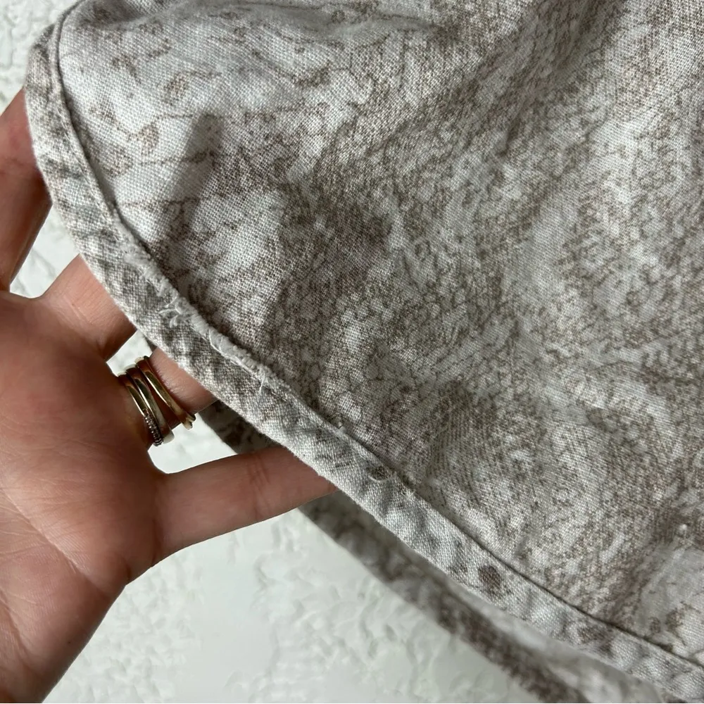 Rewash | Snake Print Linen Blend Lightweight Shorts Size   XL - Image 12