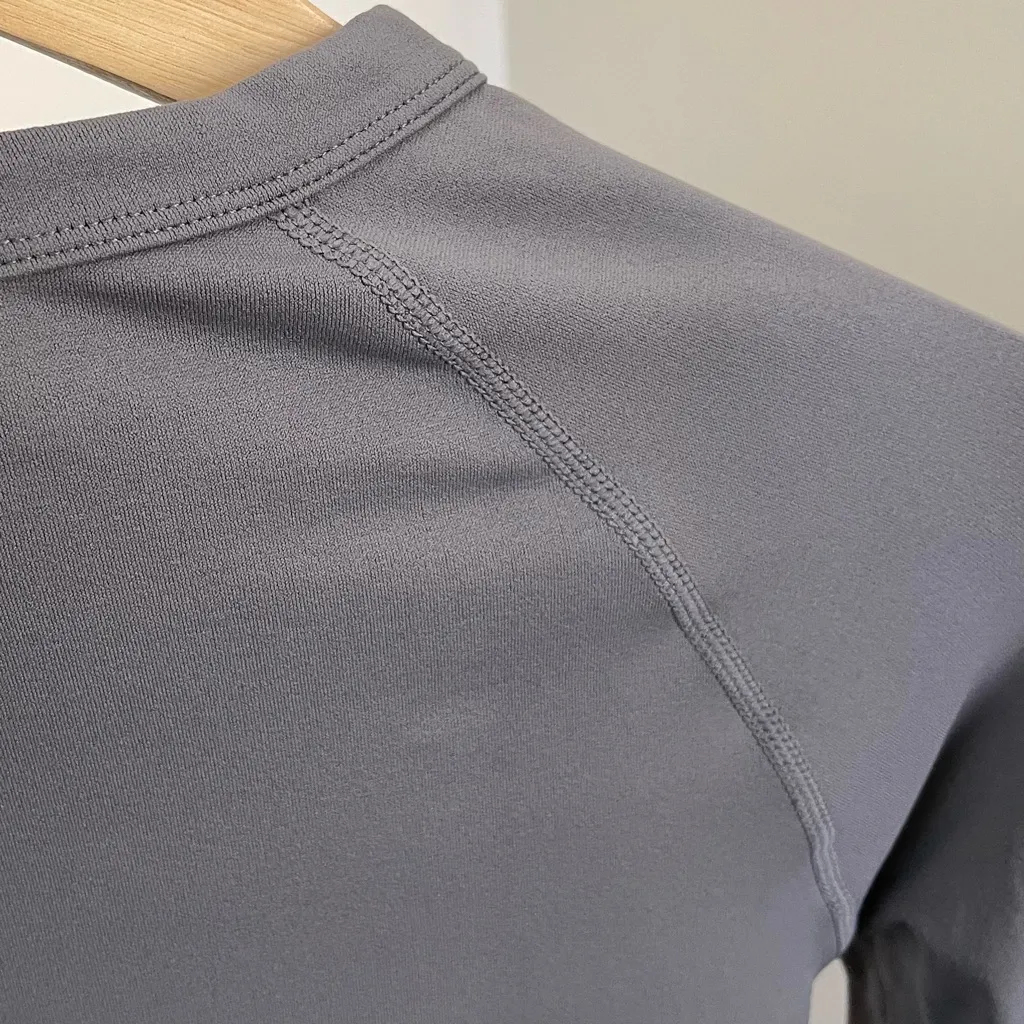 PacSun Contour Brynn Seamless Long Sleeve Top (Gray) - small - Image 6