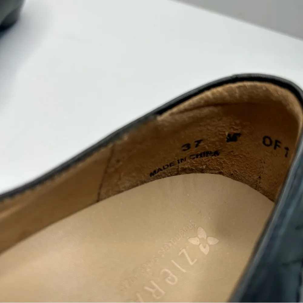 ZIeRA Black Mary Jane Leather Shoes with Strap 37 - Image 6